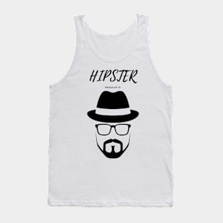 Hipster - Proud of it! Tank Top